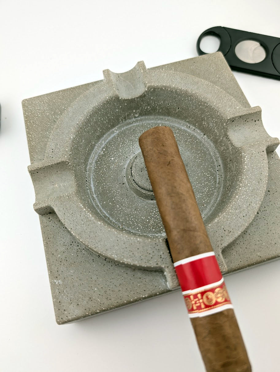 Pinnacle Concrete Ashtray 6 inch square, various colors and personalizatization image 7