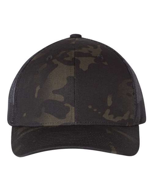 Buy multicam-black-black YP Classics - 6606 Retro Trucker Cap - Personalized