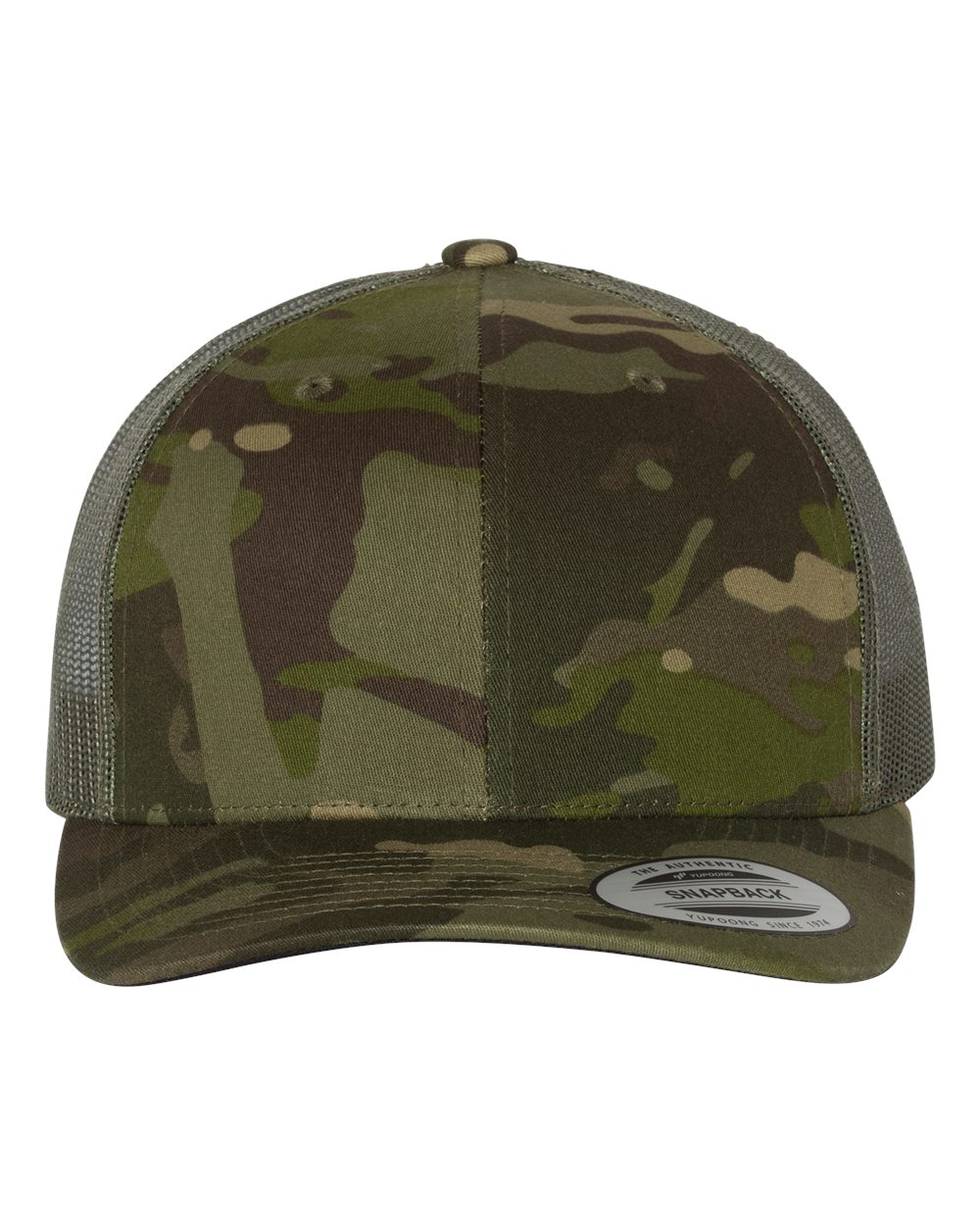 Buy multicam-tropic-green YP Classics - 6606 Retro Trucker Cap - Personalized