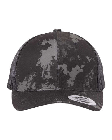 Buy poseidon-black YP Classics - 6606 Retro Trucker Cap - Personalized