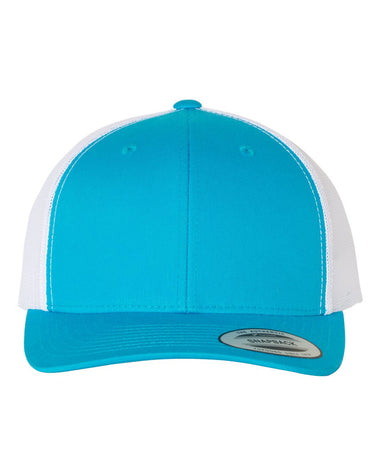 Buy turquoise-white YP Classics - 6606 Retro Trucker Cap - Personalized